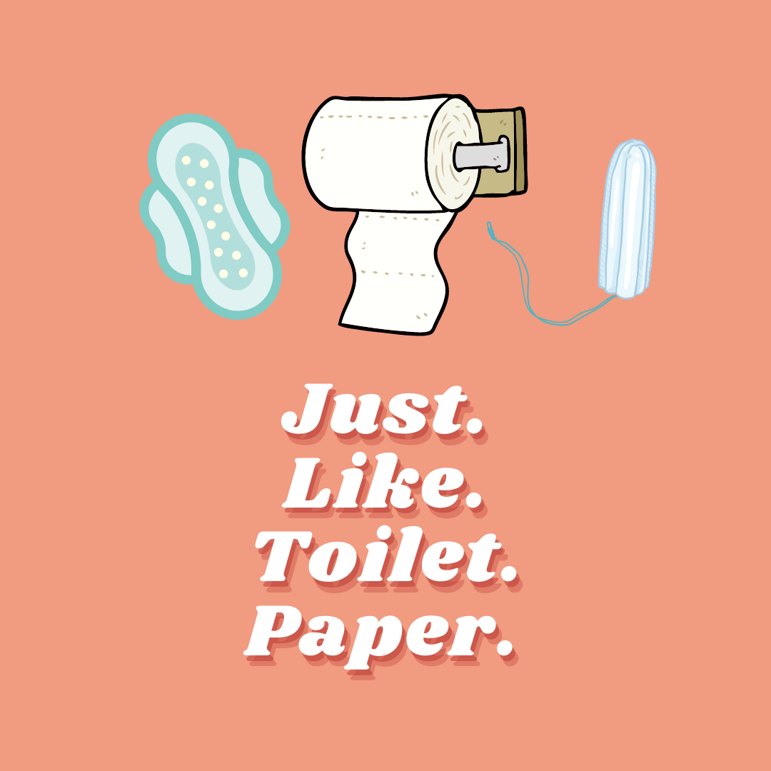Just like toilet paper.