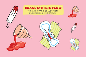 Period Product Sticker Sheet: The Amsa Yaro Collection