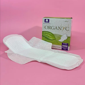 Organic Heavy Flow Pads with Wings | 10 Pack